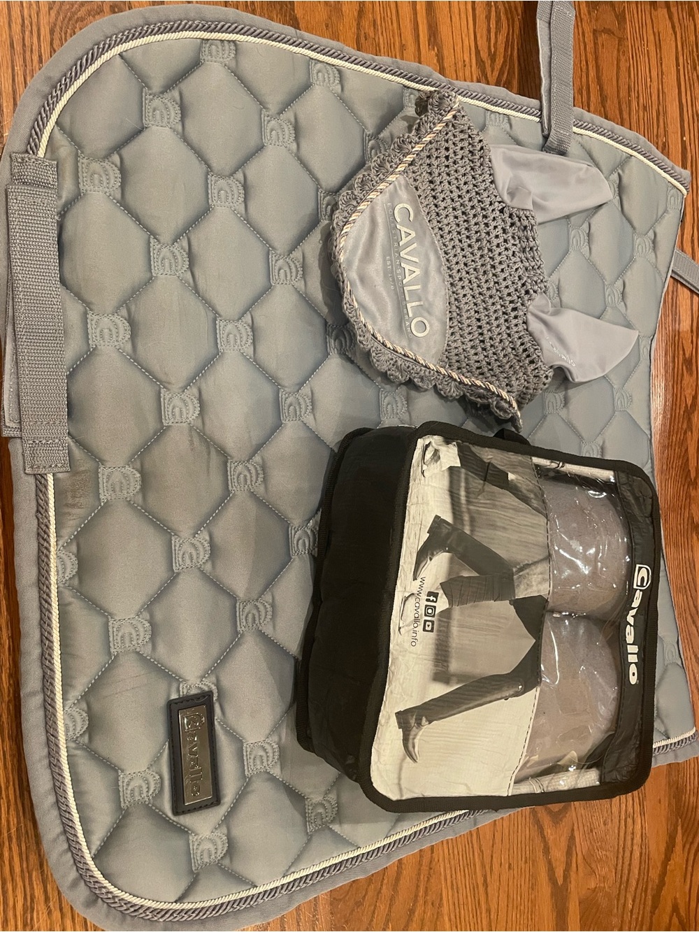 Light Blue Cavallo Matching Dressage Set